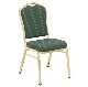 Green Fabric with Pattern / Gold Frame