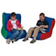 High-Back Bean Bag Seating