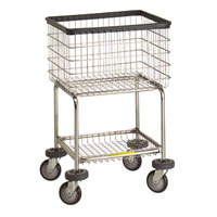 Deluxe Elevated Laundry Cart