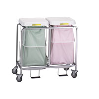 Double "Leakproof" Hamper with Foot Pedal