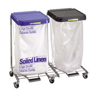 Double Medium Duty Hamper with Foot Pedal