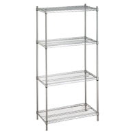 Shelving Unit with 4 Wire Shelves