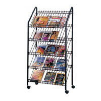 Wired&trade; Mobile Literature Display Rack