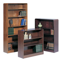 WorkSpace&reg; Radius-Edge Veneer Bookcases