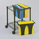 Wire File Storage with Removable Tubs