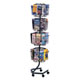 Wired&trade; Rotary Magazine and Brochure Display Racks