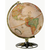 12" Compass Rose Desk Globe