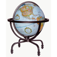 12" Auburn Desk Globe