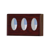 Oak Glove Box Wall Racks