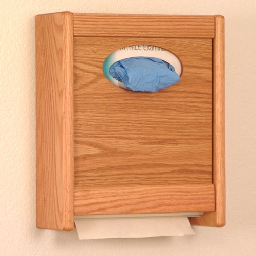 Combo Towel Dispenser & Tissue/Glove Box Holder