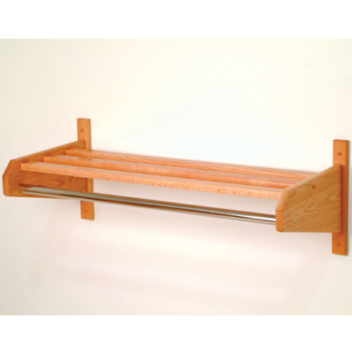 Oak Coat & Hat Rack