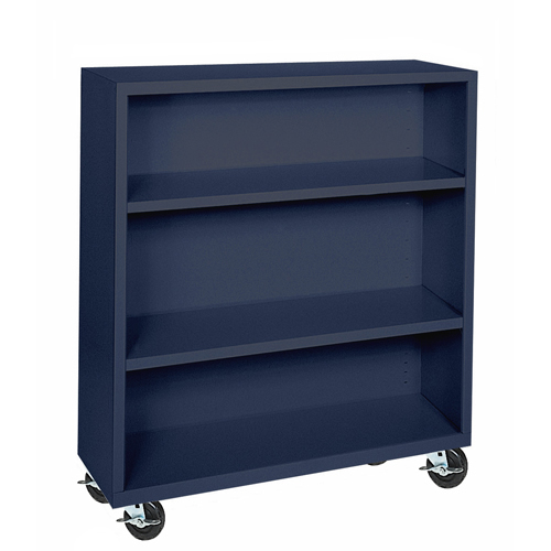 bm20 361842 a6 elite welded mobile bookcases navy blue bm20 361842 a6 elite welded mobile bookcases navy blue