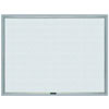 Gridded Magnetic Porcelain Dry-Erase Markerboard