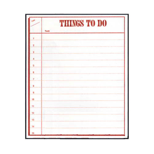 Things To Do Planner