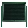 Park Ranger Series Top Hinged Single Door Letter Board with Mounting Posts