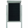 Park Ranger Series Single Hinged Door Letter Board with Mounting Posts
