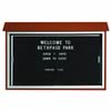 Park Ranger Series Sliding Door Letter Board