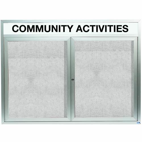 Outdoor Enclosed Aluminum Bulletin Boards