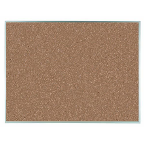 DW3648166 3'H x 4'W Forbo Cork Bulletin Board, Nutmeg Spice, Aluminum