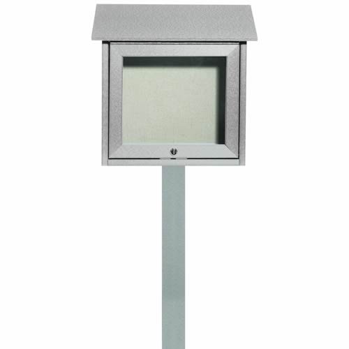 Park Ranger "Outpost" Series Bulletin Board with Mounting Post