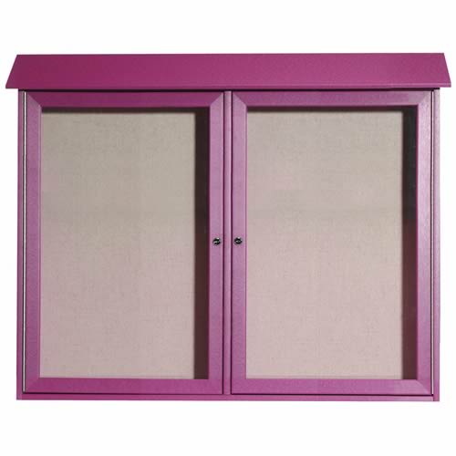 Park Ranger Series Two Door Hinged Door Bulletin Board