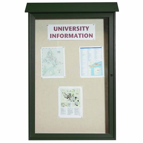 Park Ranger Series Single Hinged Door Bulletin Board