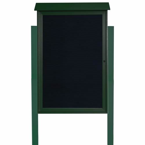 Park Ranger Series Single Hinged Door Letter Board with Mounting Posts