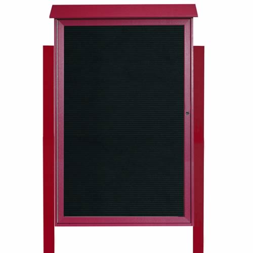 Park Ranger Series Single Hinged Door Letter Board with Mounting Posts