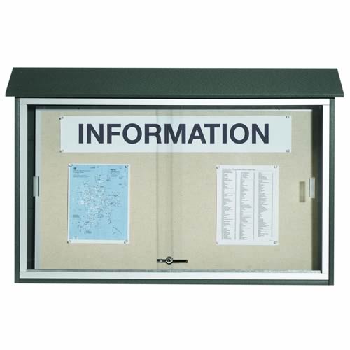 Park Ranger Series Sliding Door Bulletin Board