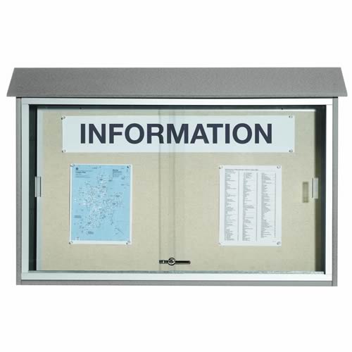 Park Ranger Series Sliding Door Bulletin Board