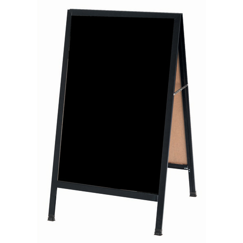 A-Frame Sidewalk Black Markerboards