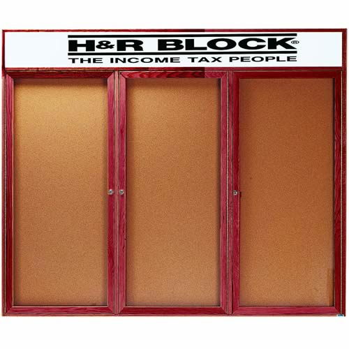 Indoor Enclosed Bulletin Boards