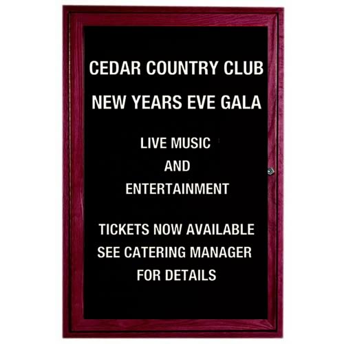 Indoor Enclosed Aluminum Changeable Letter Boards