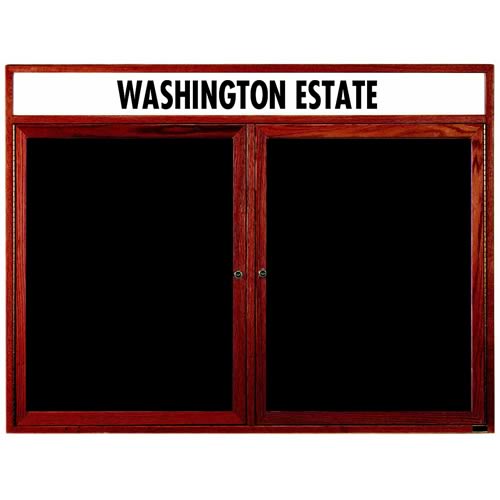Indoor Enclosed Aluminum Changeable Letter Boards