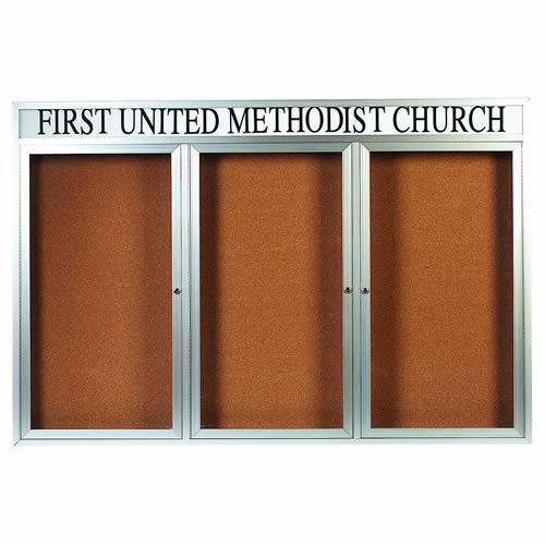 Indoor Enclosed Bulletin Boards