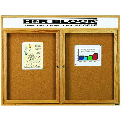Indoor Enclosed Bulletin Boards