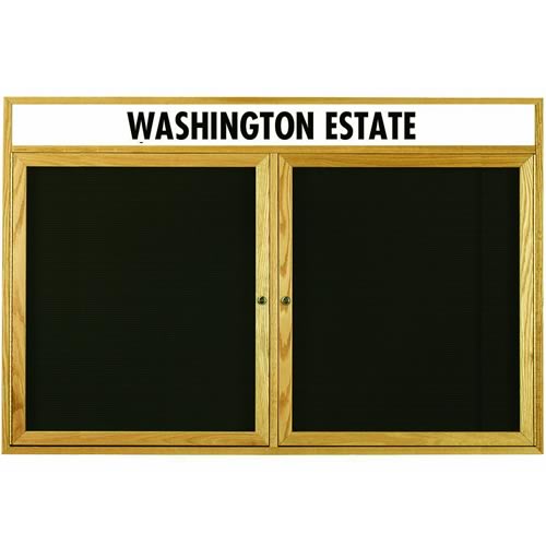 Indoor Enclosed Aluminum Changeable Letter Boards