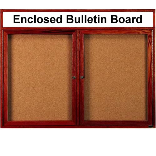 Indoor Enclosed Bulletin Boards