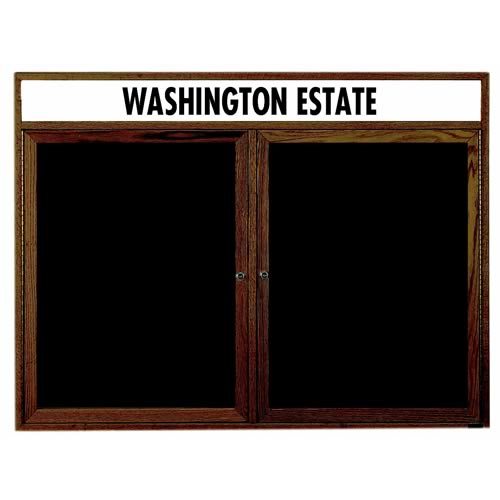 Indoor Enclosed Aluminum Changeable Letter Boards