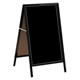 A-Frame Sidewalk Black Markerboards