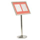 Single Pedestal Menu Stands