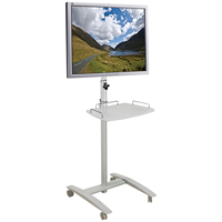 Lumina&trade; Adjustable Flat Panel Stand - 62.75"-80.25"H x 25"W x 27.75"D