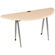 Half Round Desk - Teak