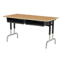 7900 Series Adjustable Height 2-Student Desk