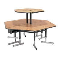 8700 Series Trapezoid Computer Workstation