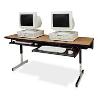 8700 Series Rectangular Computer Workstation