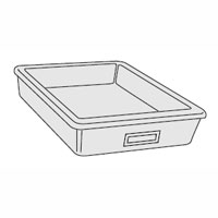 Tote Tray for Mobile Cabinets