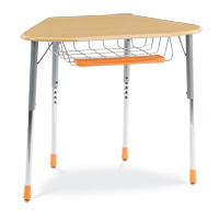 ZUMA&reg; Series Hexagonal Student Desk