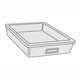 Tote Tray for Mobile Cabinets