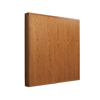 Deluxe Conference Room Cabinet - Oak Closed